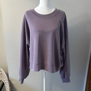 Lululemon Soft Stream Purple Crew Neck